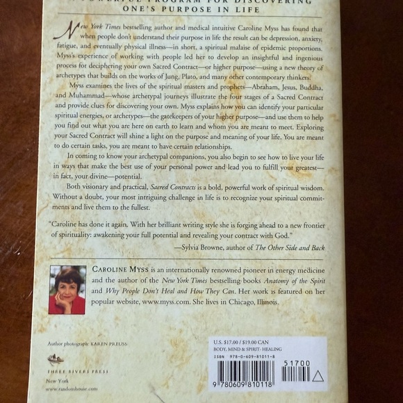 Sacred Contracts by - Caroline Myss, Awakening your Divine Potential & Purpose - Picture 2 of 2